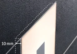 LumiTiles Carrelage LED Square Tuile individuel IP44 100x100mm 20lm 12V 0,8W 2700K Blanc Matière plastique Aluminium