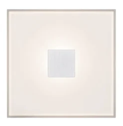 LumiTiles Carrelage LED Square Tuile individuel IP44 100x100mm 20lm 12V 0,8W 2700K Blanc Matière plastique Aluminium