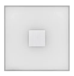 LumiTiles Carrelage LED Square Tuile individuel IP44 100x100mm 20lm 12V 0,8W 2700K Blanc Matière plastique Aluminium