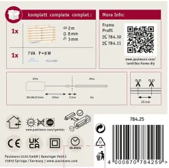 LumiTiles Strip LED Full-Line COB Slim 2m IP44 6W 230lm/m 280 LEDs/m 2700K 7VA