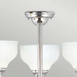 Lustre Cheadle 3 lumières - Chrome Poli