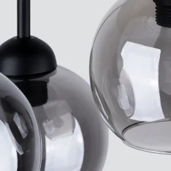 Lustre en acier 3 lampes 35x35x35cm Sollux