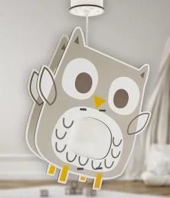 Lustre et lampe suspendue enfant Good Night Hibou