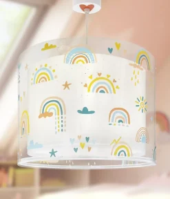 Lustre et lampe suspension pour enfants Rainbow Arc-en-ciel
