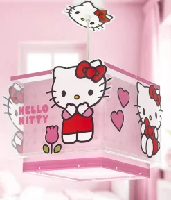 Lustre et lampe suspension pour enfants Hello Kitty