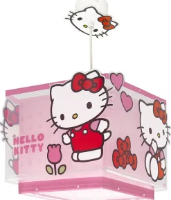 Lustre et lampe suspension pour enfants Hello Kitty