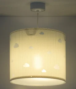 Lustre et lampe suspension enfant Sweet Dreams nuage gris