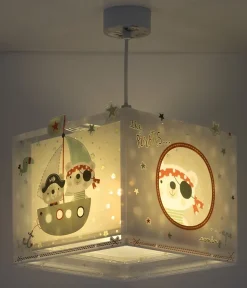 Lustre et lampe suspension enfant The Pirates