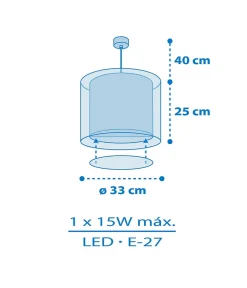 Lustre et lampe suspension pour enfants Kids World Carte du Monde