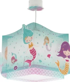 Lustre et lampe suspension enfant Mermaids Sirènes