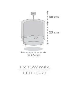 Lustre et lampe suspension enfant Loving Deer Cerf