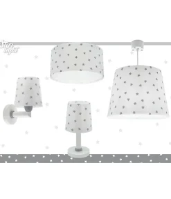 Lustre et lampe suspension Star Light Lumière Étoilée blanc