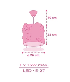 Lustre et lampe suspension Butterfly Papillon