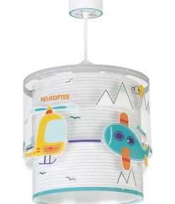 Lustre et lampe suspension enfant Baby Travel avions et voitures