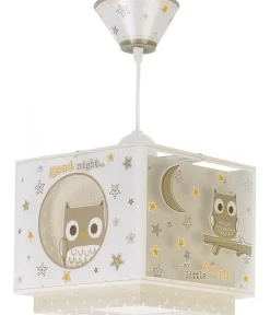 Lustre et lampe suspension enfant Good Night Hibou