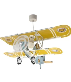 Lustre et lampe suspension enfant avion Petit Lion