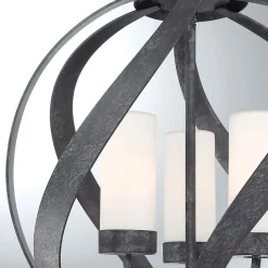 Lustre extérieur Blacksmith 3 lumières