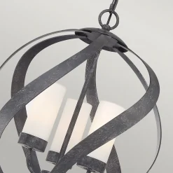 Lustre extérieur Blacksmith 3 lumières