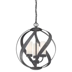 Lustre extérieur Blacksmith 3 lumières