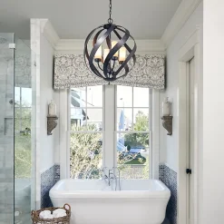 Lustre extérieur Blacksmith 4 lumières