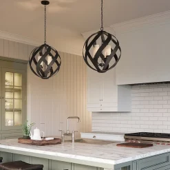 Lustre extérieur Blacksmith 4 lumières