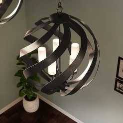 Lustre extérieur Blacksmith 5 lumières