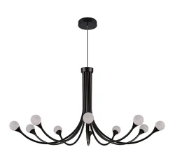 Lustre Kirindy LED intégrée IP20 noir