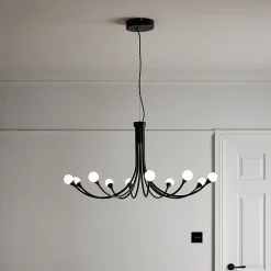 Lustre Kirindy LED intégrée IP20 noir