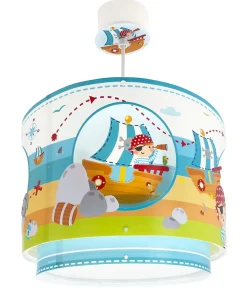 Lustre Suspension Pour Enfant Pirate Island Île Des Pirates