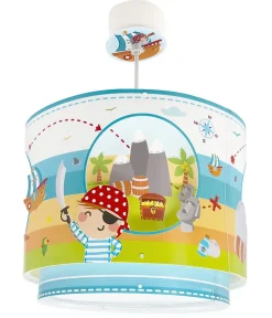 Lustre Suspension Pour Enfant Pirate Island Île Des Pirates