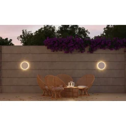 Mac Wall XL Blanc - Applique murale LED 20W avec interrupteur CCT, 2700 K/3200 K/4000K, aluminium, 360 degrés - Beneito & Faure