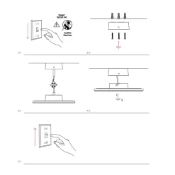 Mac Wall XL Wood - Applique murale LED 20W avec interrupteur CCT 2700 K/3200 K/4000K en aluminium, 360 degrés - Beneito & Faure