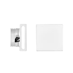 Marches - Spot LED encastrable pour marches Beneito & Faure - 4W, lumière chaude 3000K, 120 - Applique murale carrée blanche