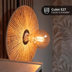 Mathias - Applique KAOLY, compatible culot E27, 60W - APKAOLY