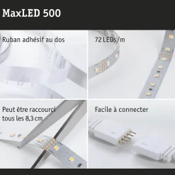MaxLED 500 Strip LED bande individuelle 10m RGBW 72W 500lm/m RGBW+