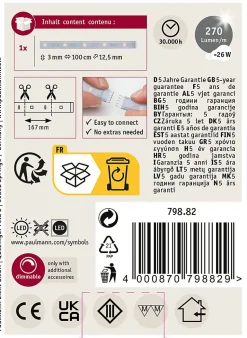 MaxLED 250 Strip LED Extension 1m RGBW+ revêtue 7W 270lm/m RGBW+