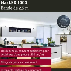 MaxLED 1000 Strip LED Extension 2,5m Blanc lumière du jour revêtue 29W 1100lm/m 6500K