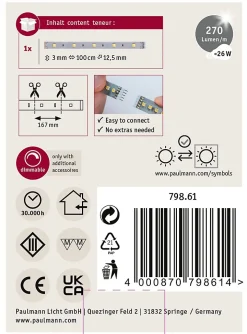 MaxLED 250 Strip LED Extension 1m Tunable White 4W 270lm/m Tunable White