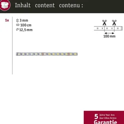 MaxLED 500 Strip LED Extension 1m Tunable White 6,2W 550lm/m Tunable White