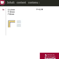 MaxLED 500 Strip LED Extension COB Edge 90 2700K 0,3W 833lm m 2700K