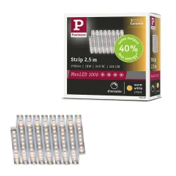 MaxLED 1000 Strip LED Extension 2,5m Blanc chaud 18W 1100lm/m 2700K