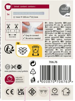 MaxLED 1000 Strip LED Extension 1m Blanc chaud revêtue 12W 1100lm/m 2700K