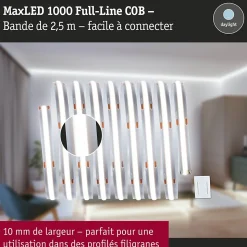 MaxLED 1000 Strip LED Extension COB 2,5m Blanc lumière du jour 30W 1280lm/m 6500K