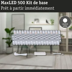 MaxLED 500 Strip LED Kit de base 10m blanc neutre 28W 550lm/m 4000K 40VA