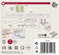MaxLED 500 Strip LED Kit de base COB 1,5m 6500K 10W 600lm/m 6500K 25VA