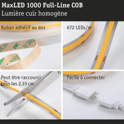 MaxLED 1000 Strip LED Kit de base COB 1,5m Tunable White 15,5W 1200lm/m Tunable White 40VA