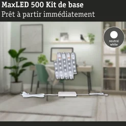 MaxLED 500 Strip LED Kit de base 1,5m blanc neutre 5,5W 550lm/m 4000K 20VA