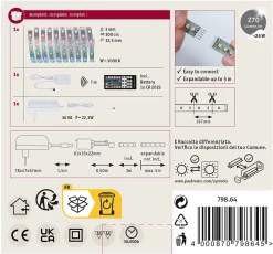 MaxLED 250 Strip LED Kit de base 3m RGBW+ 3m 20W 270lm/m 30 LEDs/m RGBW+ 36VA