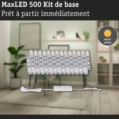 MaxLED 500 Strip LED Kit de base 5m blanc chaud 17W 550lm/m 2700K 30VA
