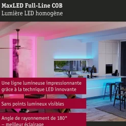 MaxLED 500 Strip LED Kit de base COB 1,5m RGBW 10W 530lm/m RGBW+ 24VA